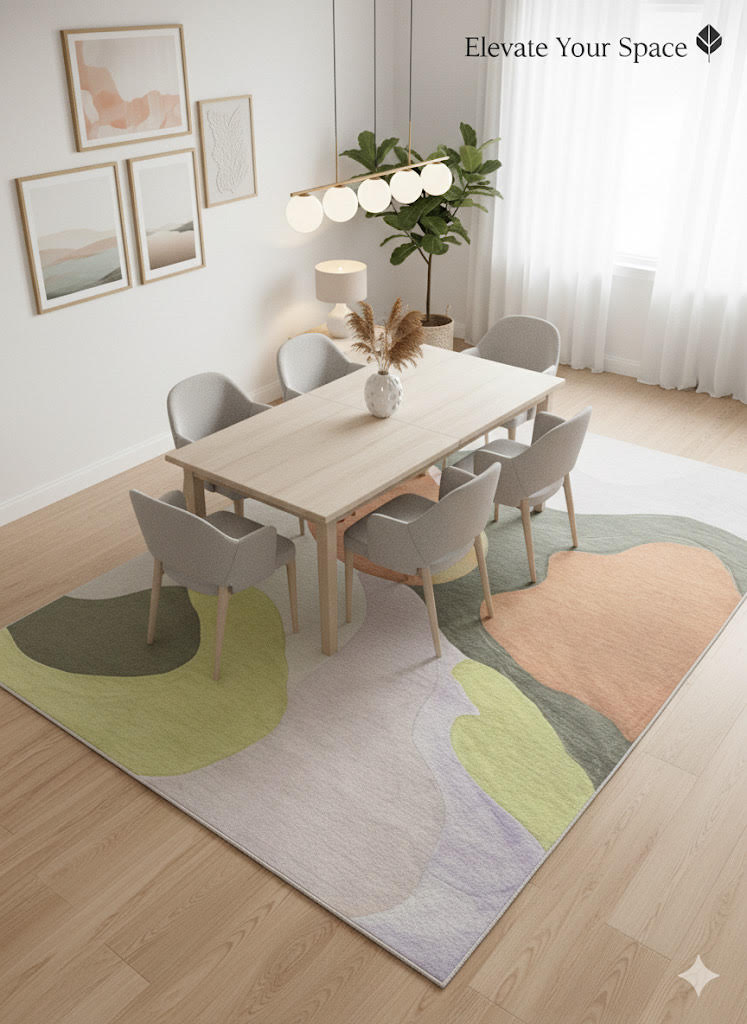 8' x 12' Washable Area Rug