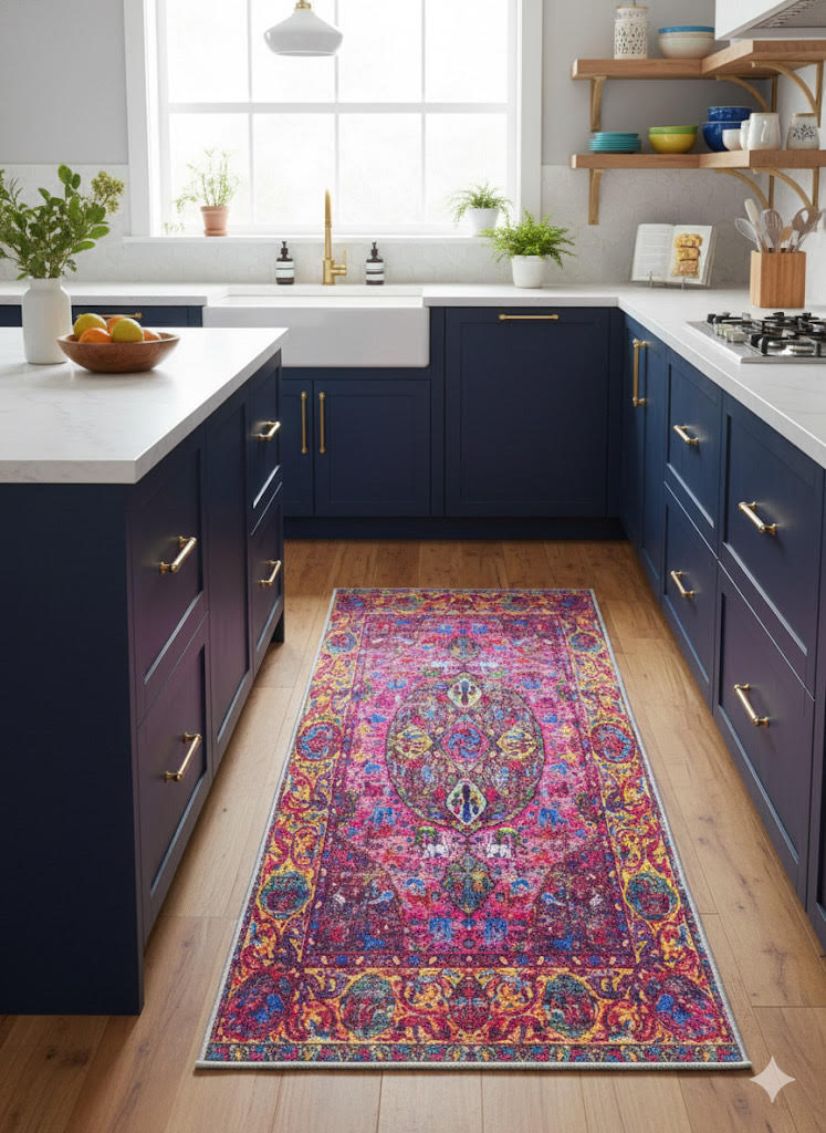 2' x 5' Washable Runner Area Rug