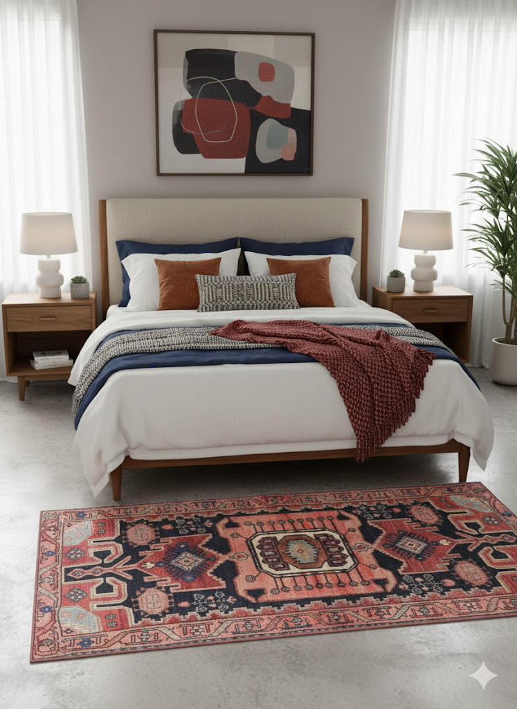 5' x 8' Washable Area Rug