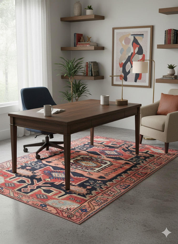 5' x 8' Washable Area Rug