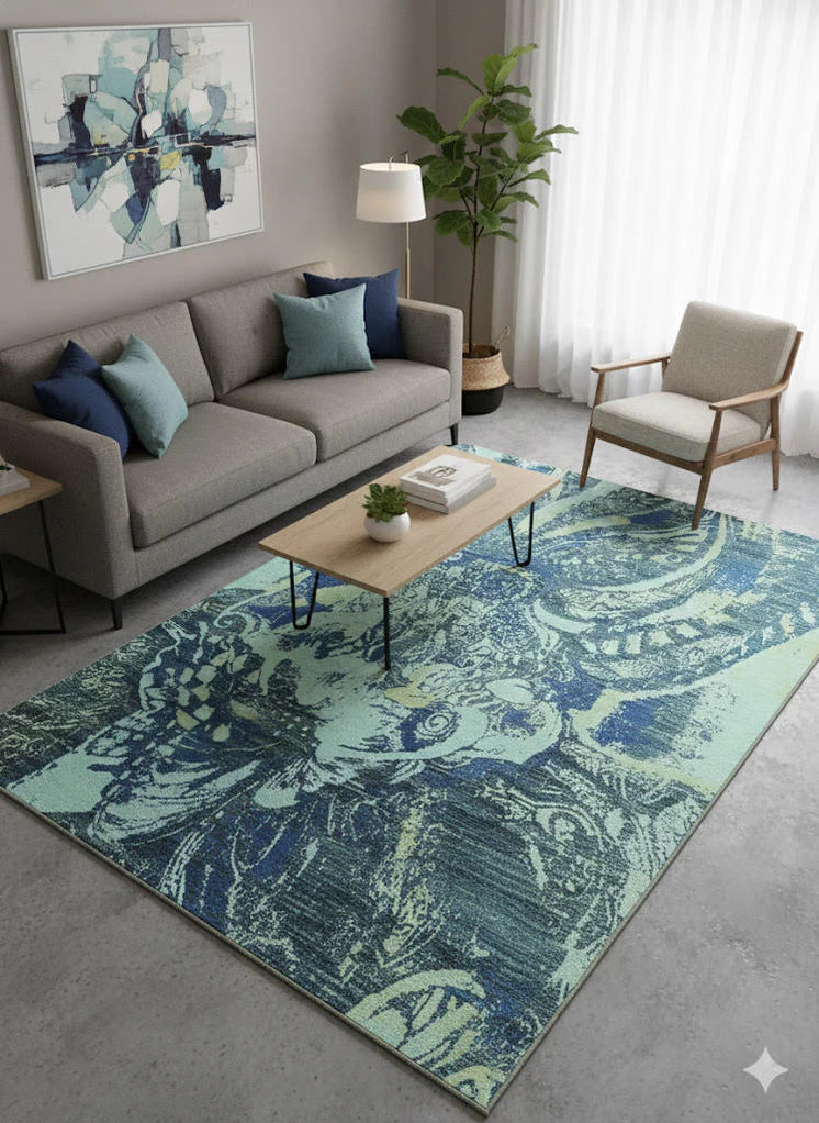 6' x 9' Washable Area Rug