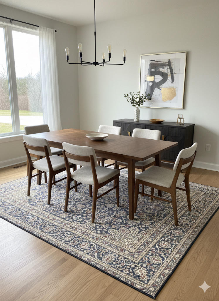 7' x 9' Washable Area Rug