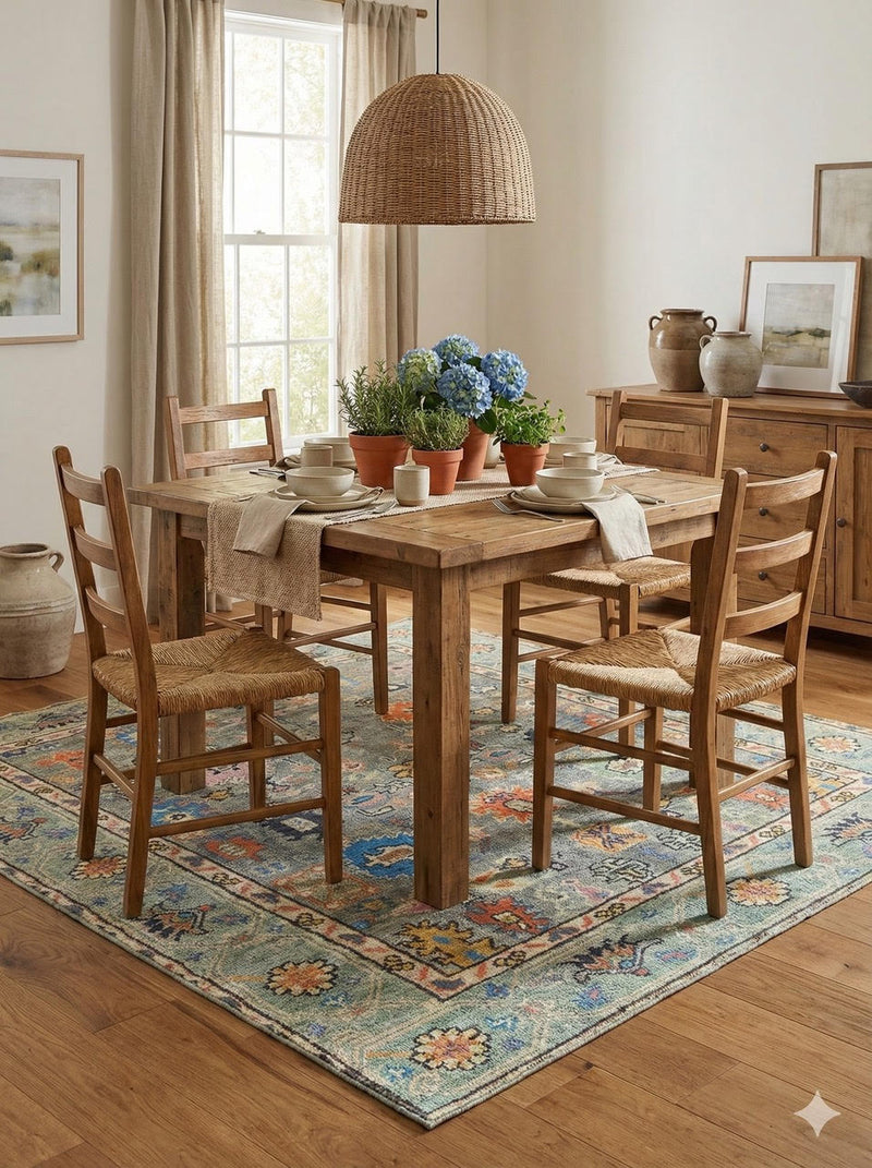 8' x 8' Square Washable Area Rug