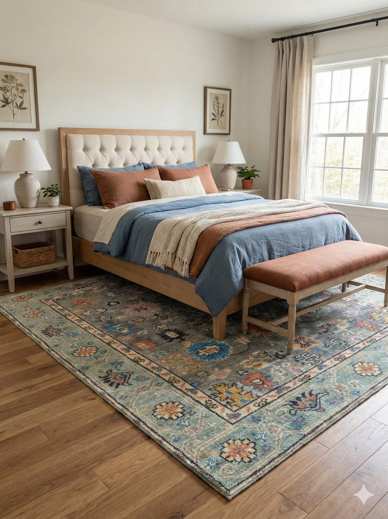 8' x 8' Square Washable Area Rug