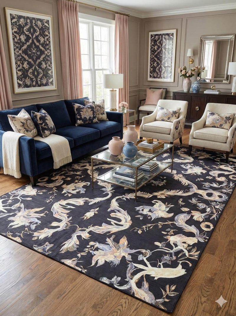 8' x 12' Washable Area Rug