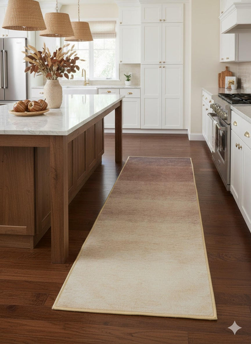 2' x 5' Multi Color Ombre Washable Area Rug