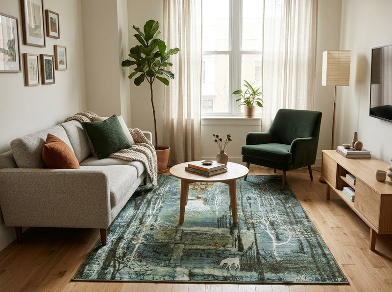 5' x 7' Washable Area Rug