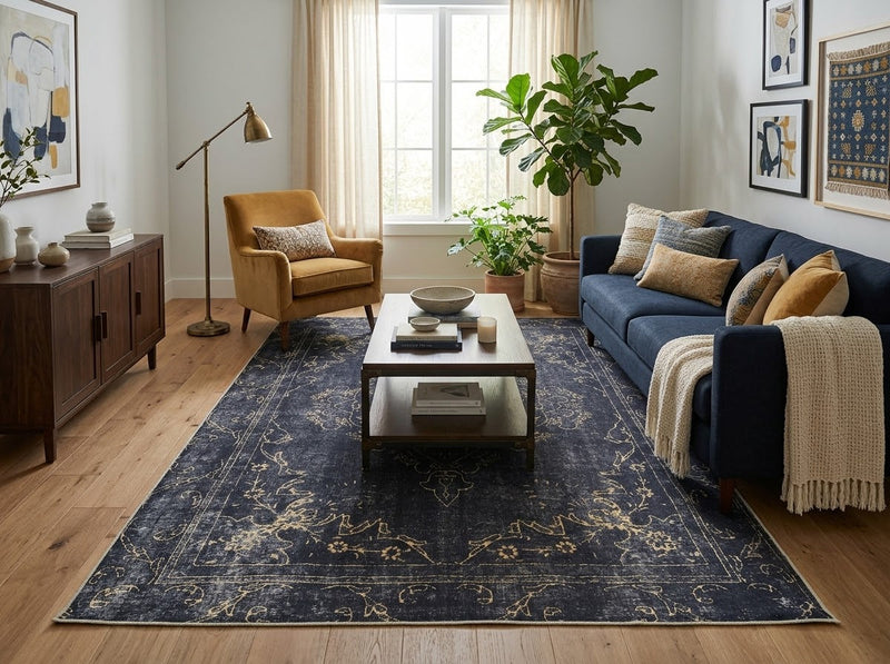 5' x 8' Washable Area Rug