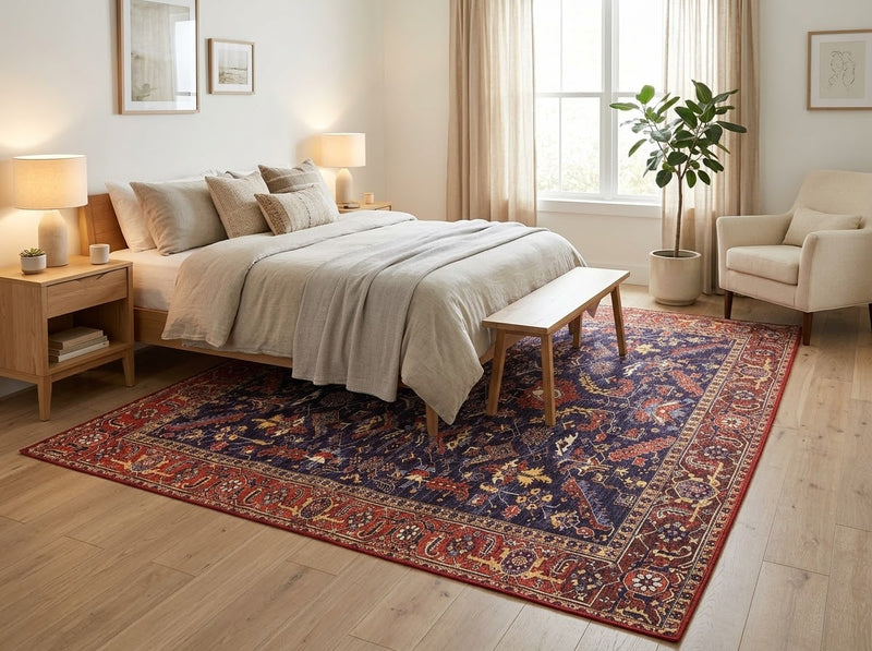 8' x 8' Square Washable Area Rug