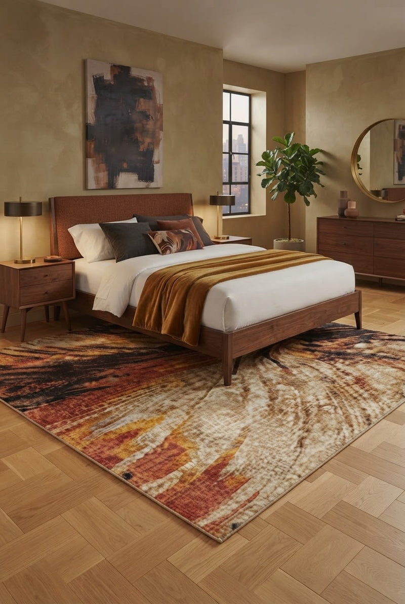 6' x 9' Washable Area Rug