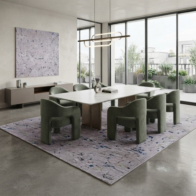 8' x 8' Square Washable Area Rug