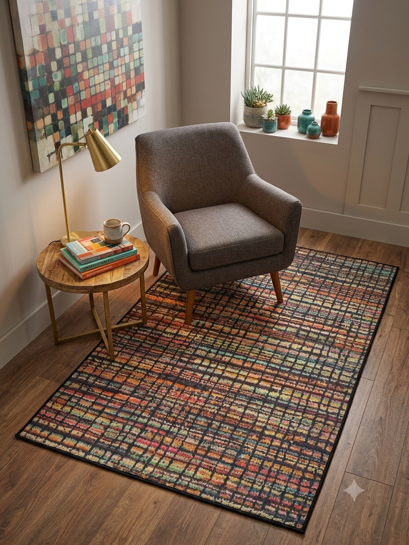4' x 6' Washable Area Rug
