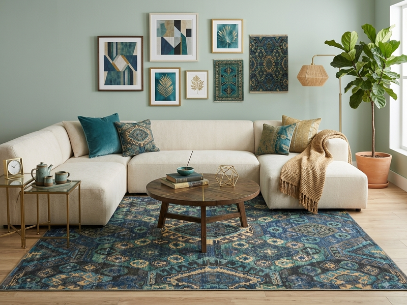 6' x 9' Washable Area Rug
