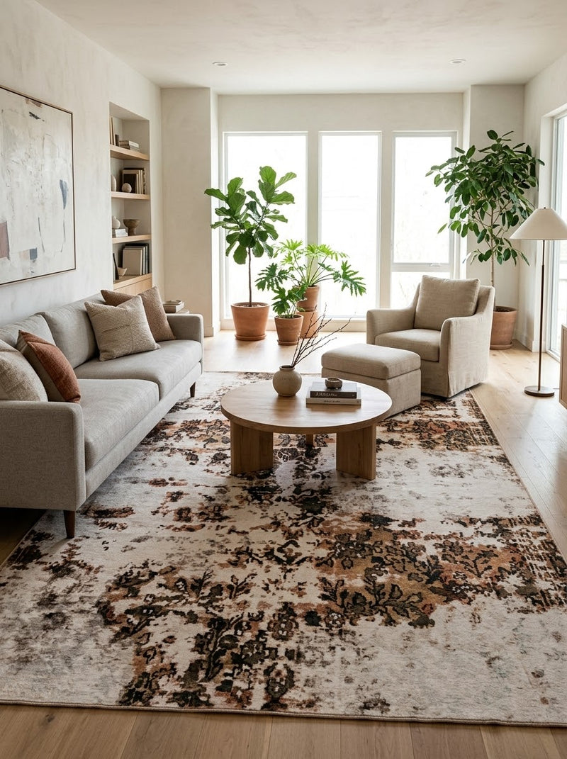 6' x 9' Washable Area Rug