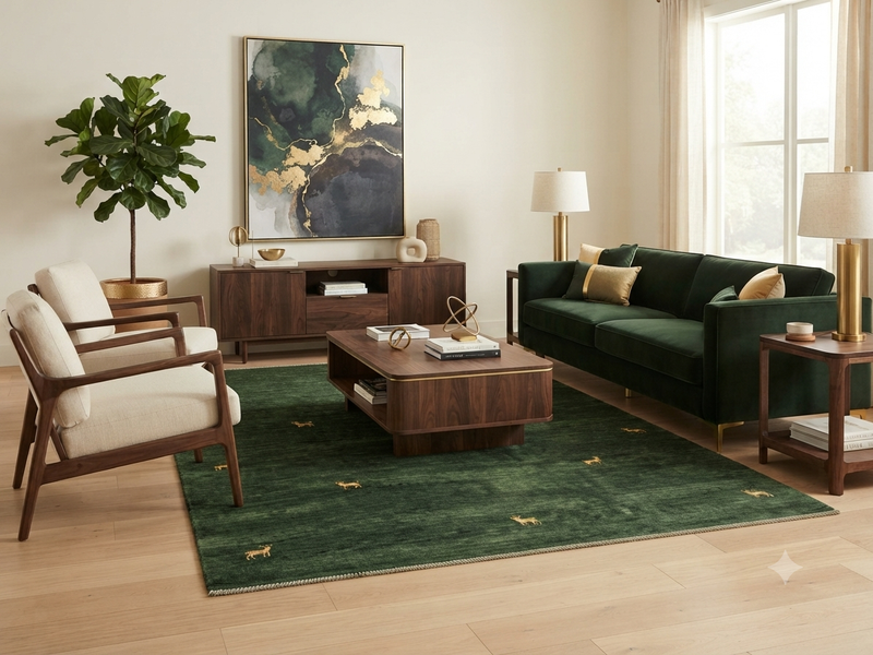 6' x 9' Washable Area Rug