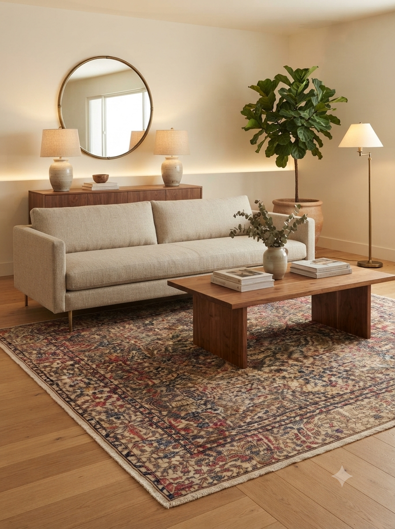 6' x 9' Washable Area Rug