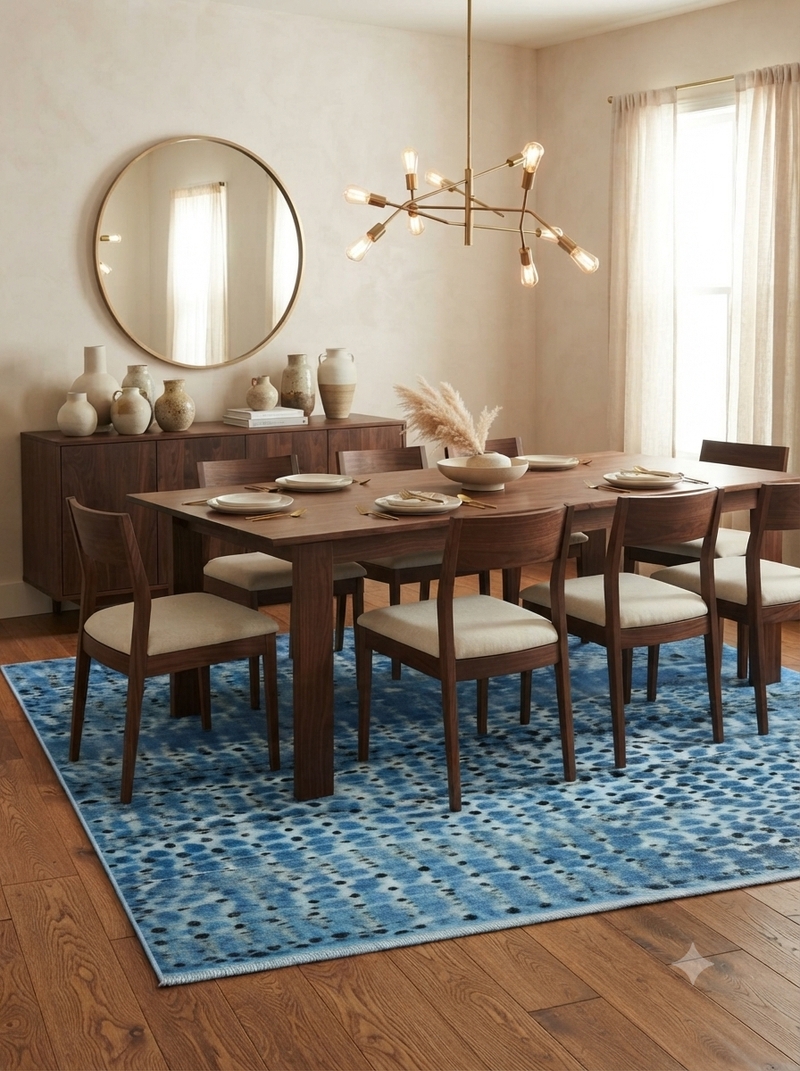 6' x 9' Washable Area Rug