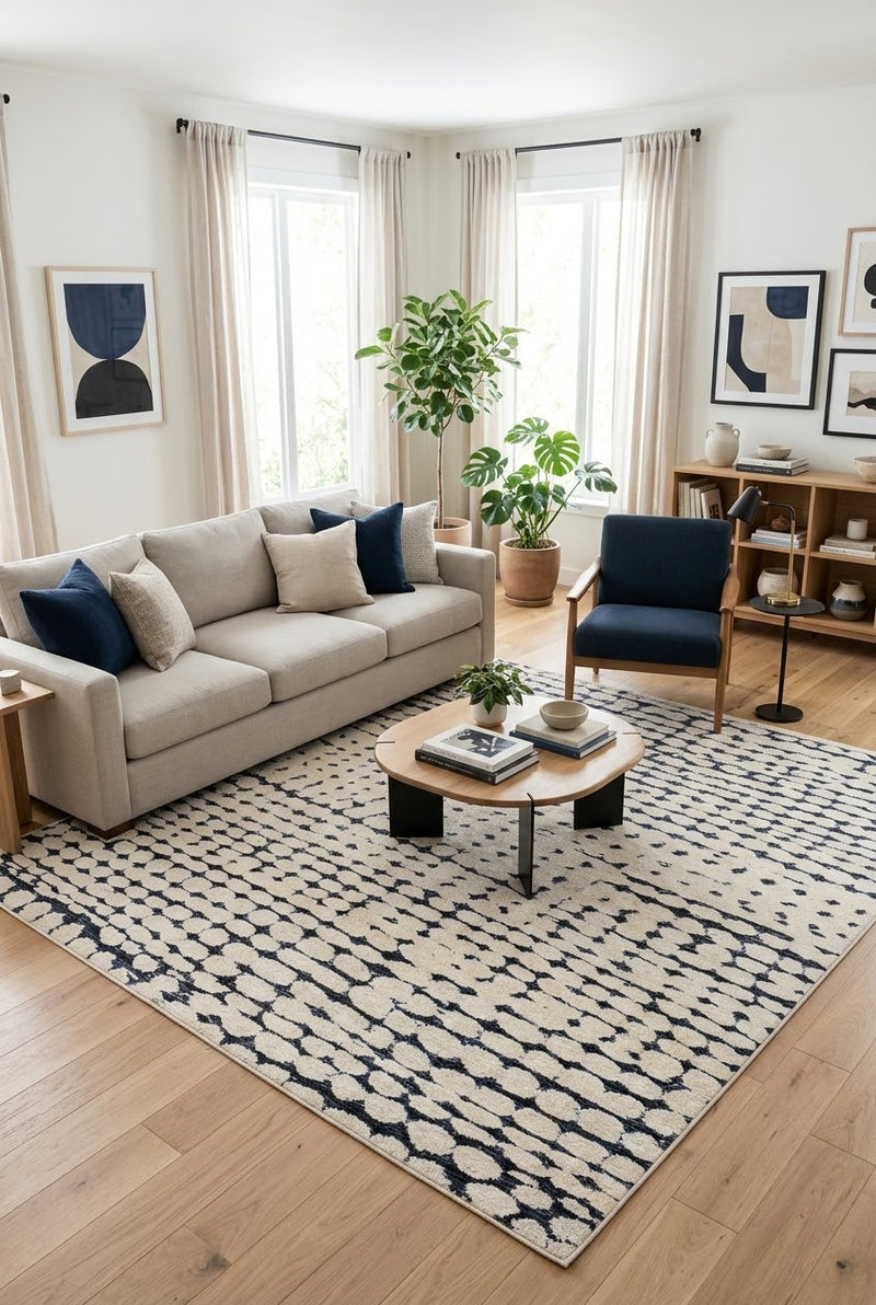 8' x 8' Square Washable Area Rug