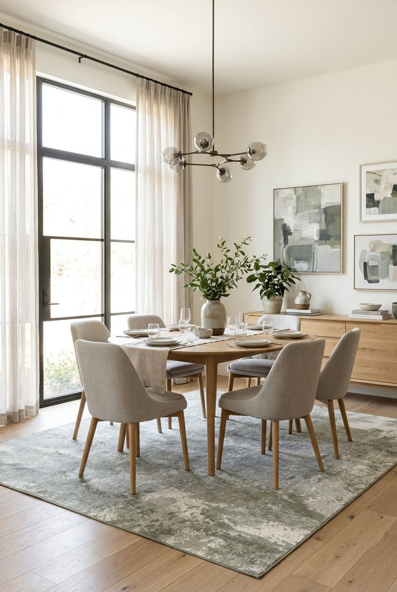 7' x 7' Square Washable Area Rug