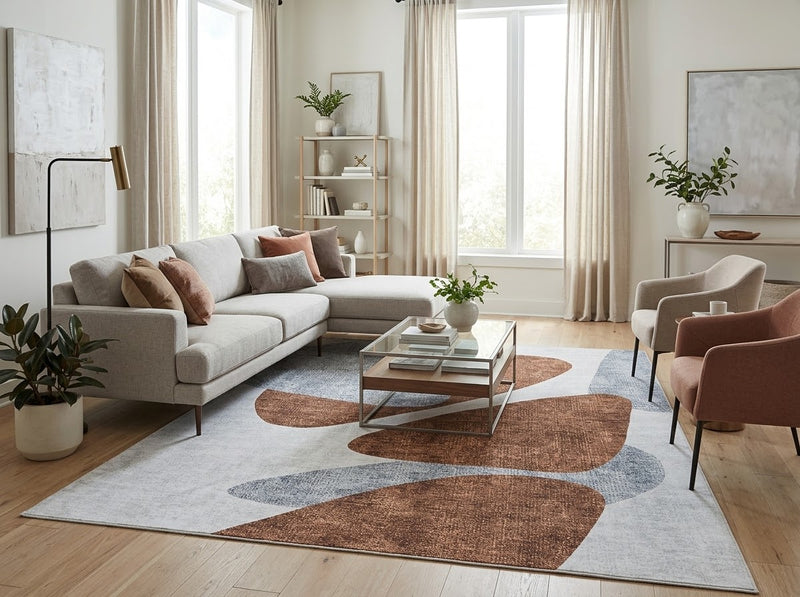 8' x 10' Washable Area Rug