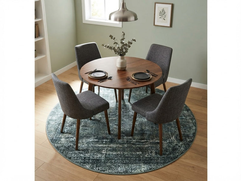 6' Round Washable Area Rug