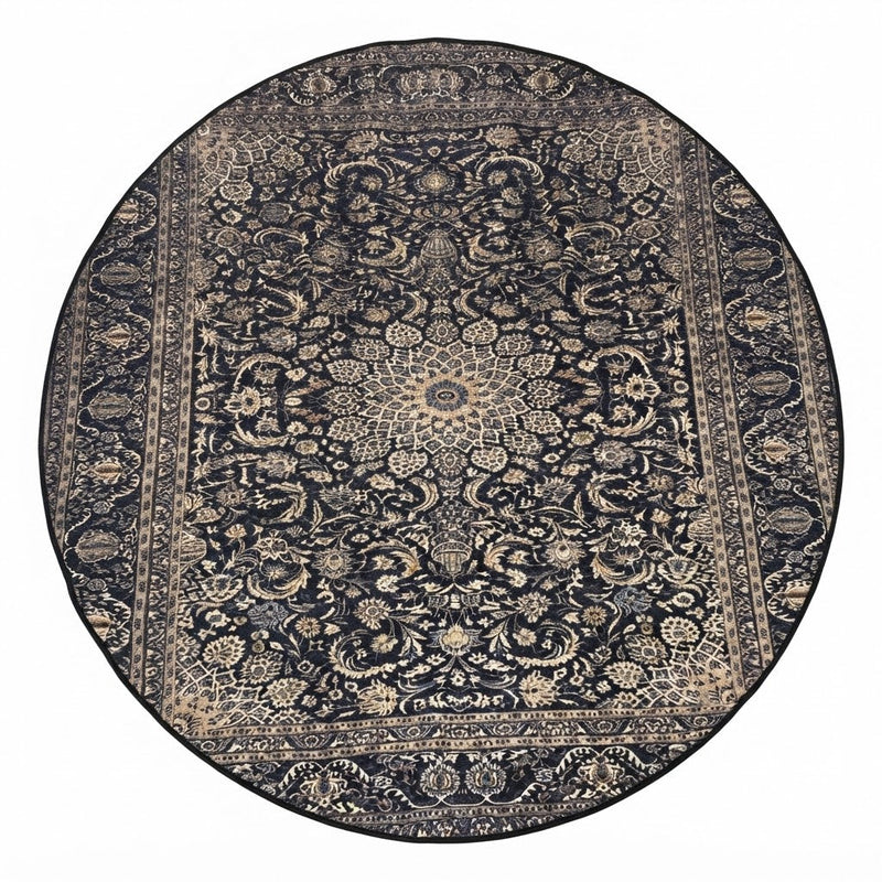 5' Round Washable Area Rug