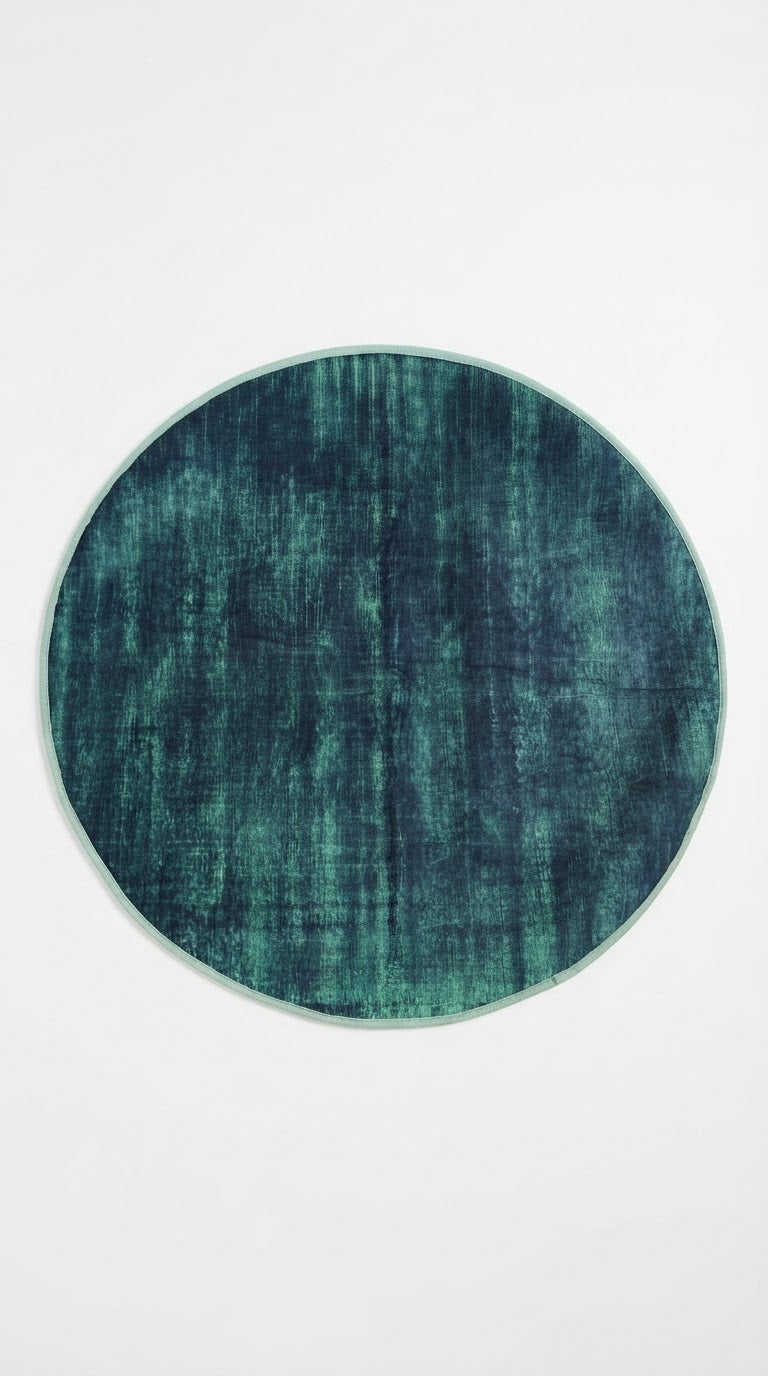 3' Round Washable Area Rug