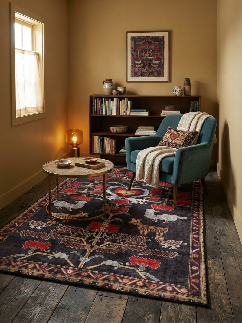 4' x 6' Washable Area Rug