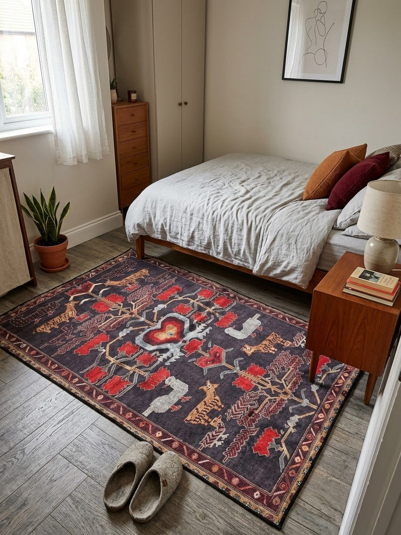 4' x 6' Washable Area Rug