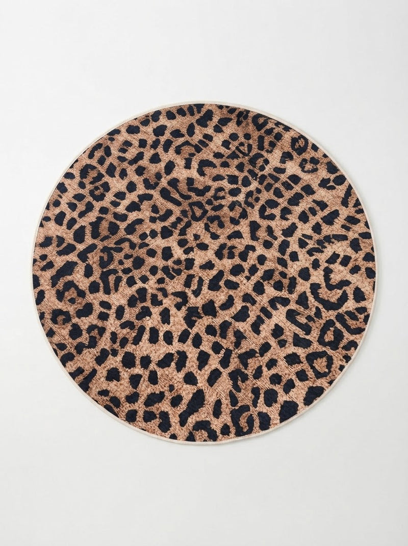 5' Round Washable Area Rug