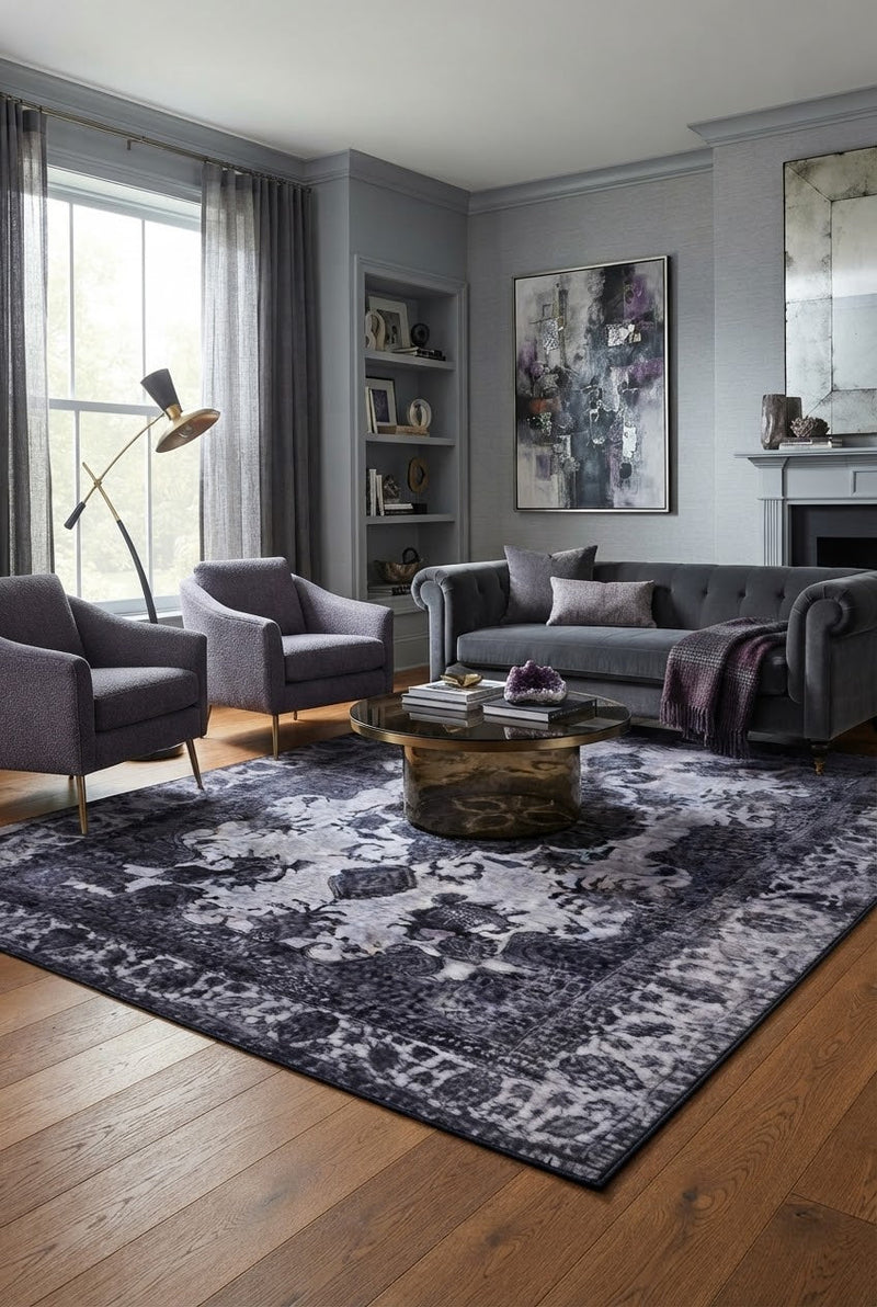6' x 9' Washable Area Rug