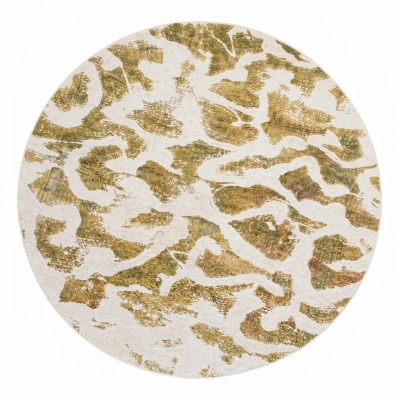 6' Round Washable Area Rug