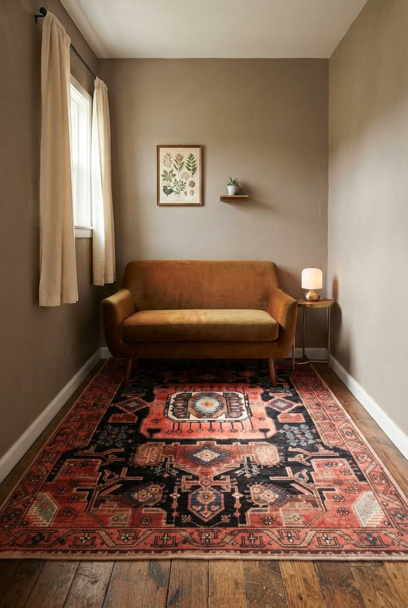 4' x 6' Washable Area Rug