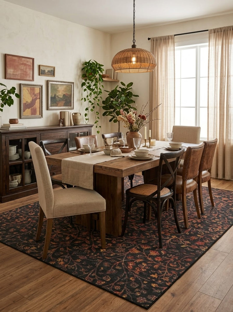 8' x 12' Washable Area Rug